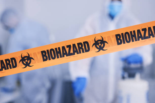 Professional Biohazard Cleanup technician working in Decatur, TN